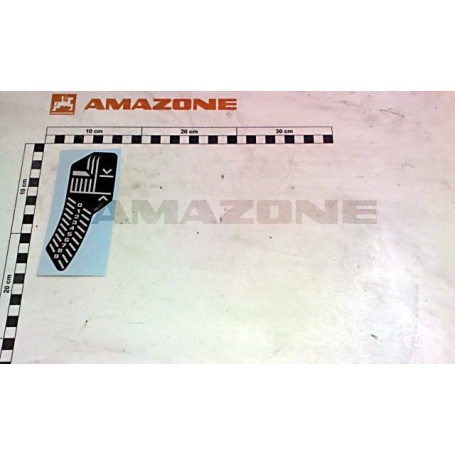 Autocollant hauteur de coupe PH1500 Réf. ME1407 - AMAZONE Autocollant hauteur de coupe PH1500 Réf. ME1407 - AMAZONE