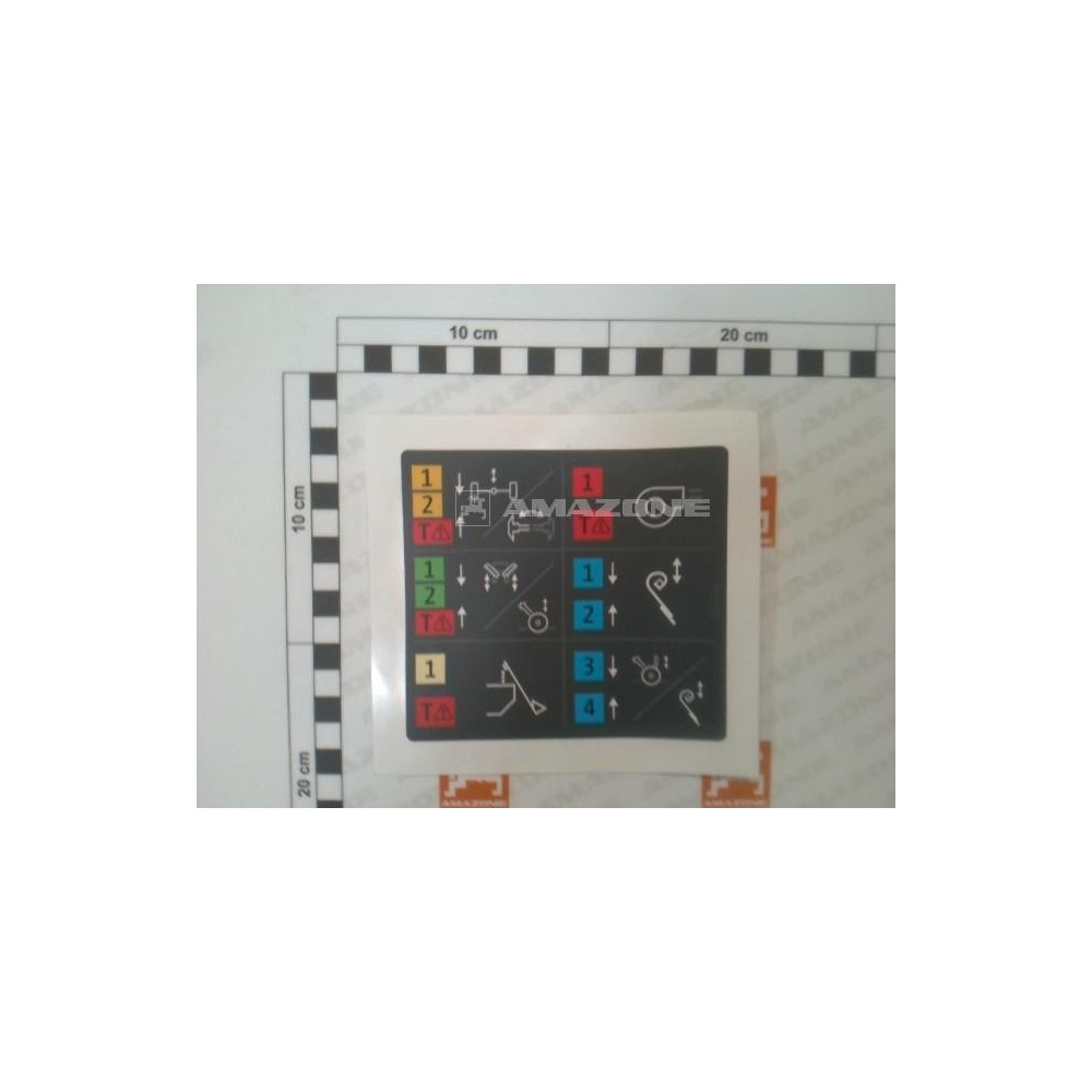 Autocollant informations cirrus ME1449 Amazone