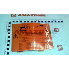 Autocollant orange attention Réf. ME1430 - AMAZONE Autocollant orange attention Réf. ME1430 - AMAZONE