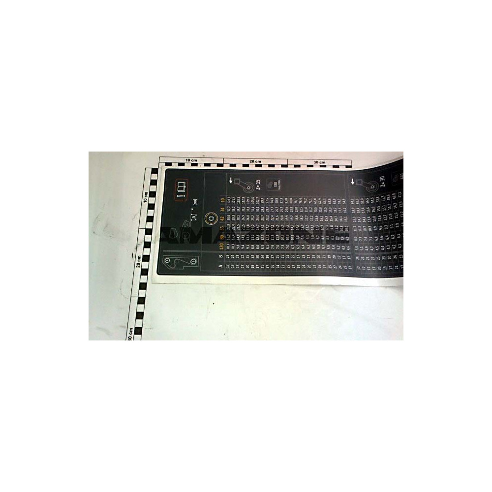 Autocollant precea ME1460 Amazone