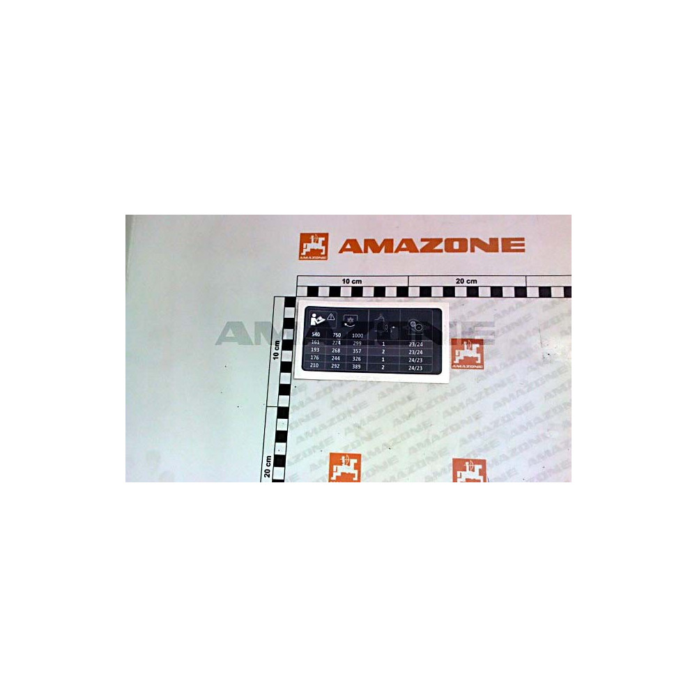 Autocollant regime toupie ME1468 Amazone