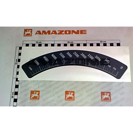 Autocollant jauge UX5200 Réf. ME1485 - AMAZONE Autocollant jauge UX5200 Réf. ME1485 - AMAZONE