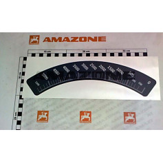 Autocollant jauge UX5200 Réf. ME1485 - AMAZONE Autocollant jauge UX5200 Réf. ME1485 - AMAZONE
