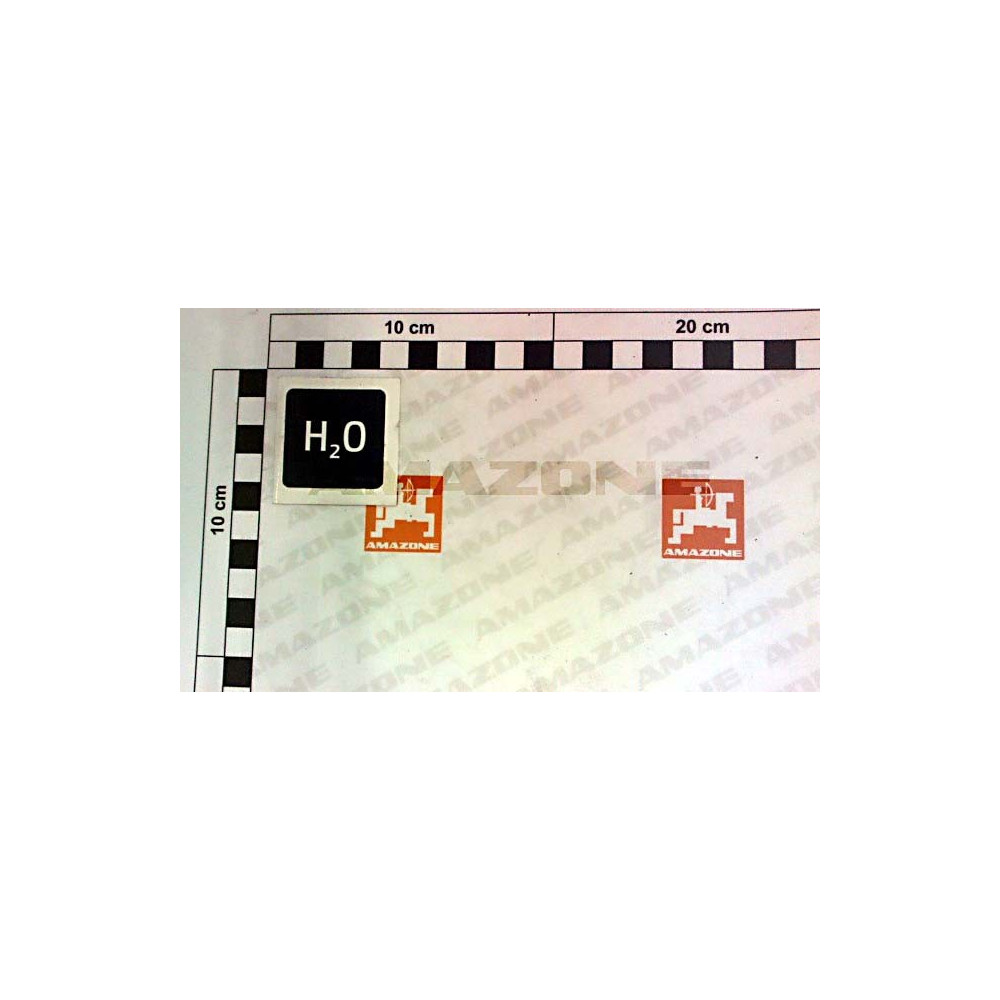 Autocollant H2O gris ME1506 Amazone