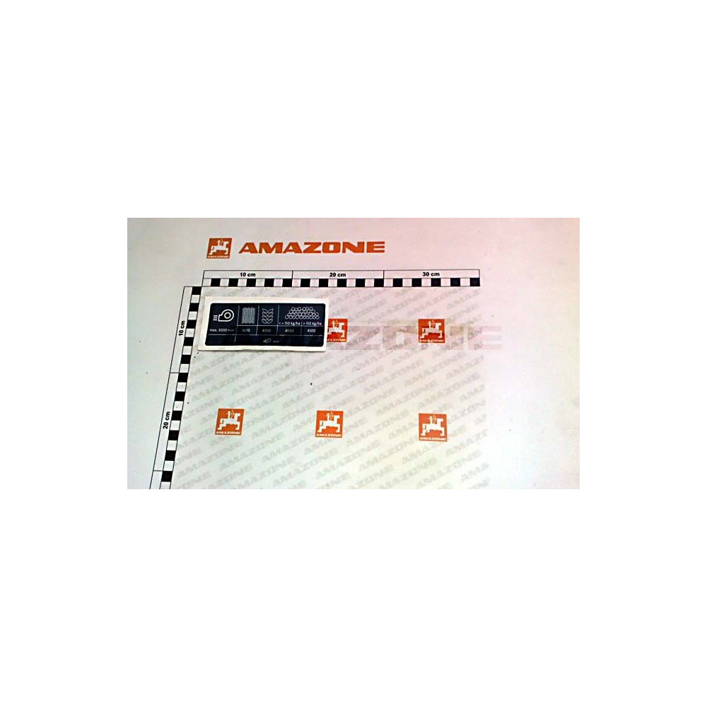Autocollant d'information ME1515 Amazone