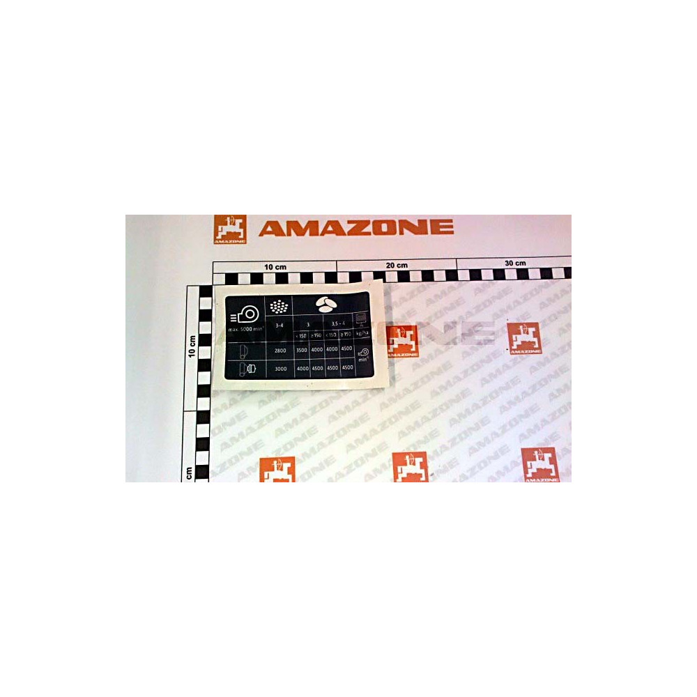 Autocollant turbine centaya ME1536 Amazone