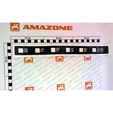 Autocollant ecartement 50-80 Réf. ME1539 - AMAZONE Autocollant ecartement 50-80 Réf. ME1539 - AMAZONE