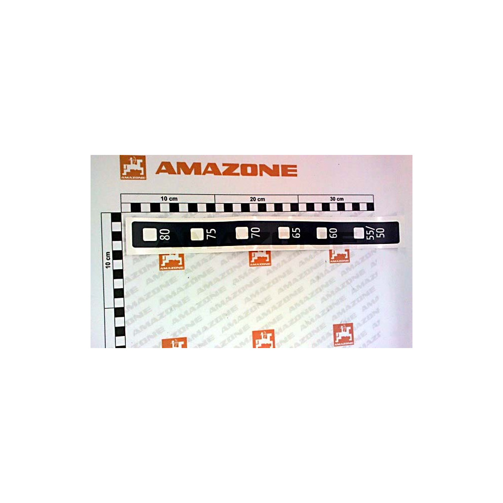 Autocollant ecartement 50-80 ME1539 Amazone