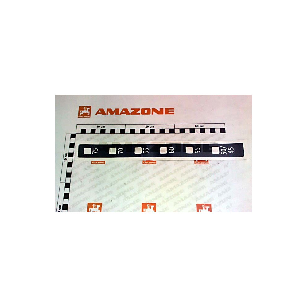 Autocollant ecartement 45-75 ME1538 Amazone