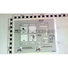Autocollant pack confort UF02 Réf. ME1564 - AMAZONE Autocollant pack confort UF02 Réf. ME1564 - AMAZONE
