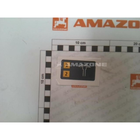 Autocollant traceur Réf. ME1558 - AMAZONE Autocollant traceur Réf. ME1558 - AMAZONE