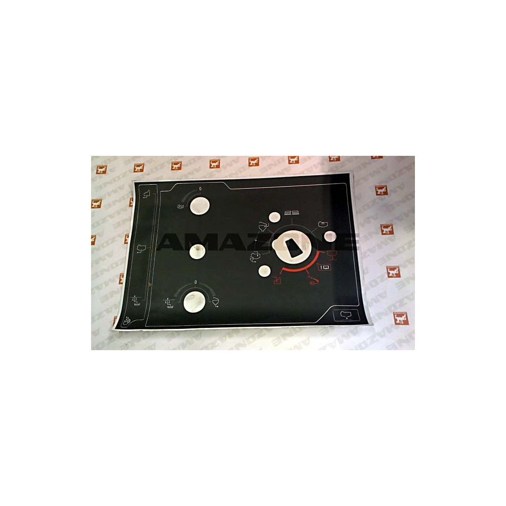 Autocollant commande superieur ME1570 Amazone