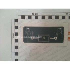 Autocollant "POSITION TRAVAIL" ME1589 Amazone