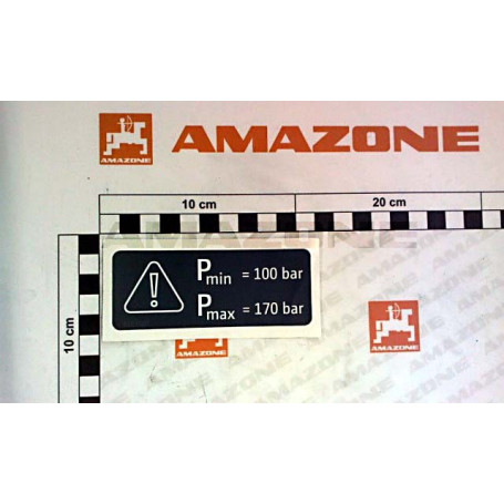 Autocollant pression Réf. ME1591 - AMAZONE Autocollant pression Réf. ME1591 - AMAZONE