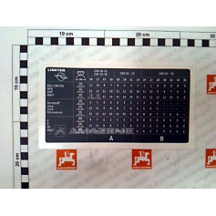 Autocollant limiter ZA-M / ZG-B Réf. ME1707 - AMAZONE Autocollant limiter ZA-M / ZG-B Réf. ME1707 - AMAZONE