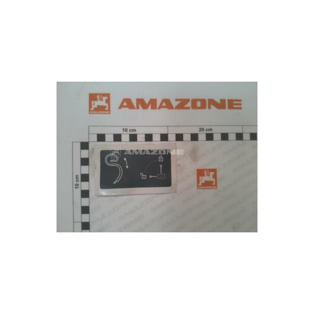 Autocollant robinet d'arret precea ME1709 Amazone