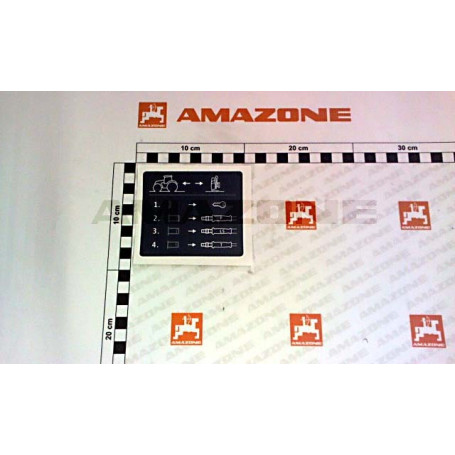 Autocollant d'information UF02 Réf. ME1710 - AMAZONE Autocollant d'information UF02 Réf. ME1710 - AMAZONE