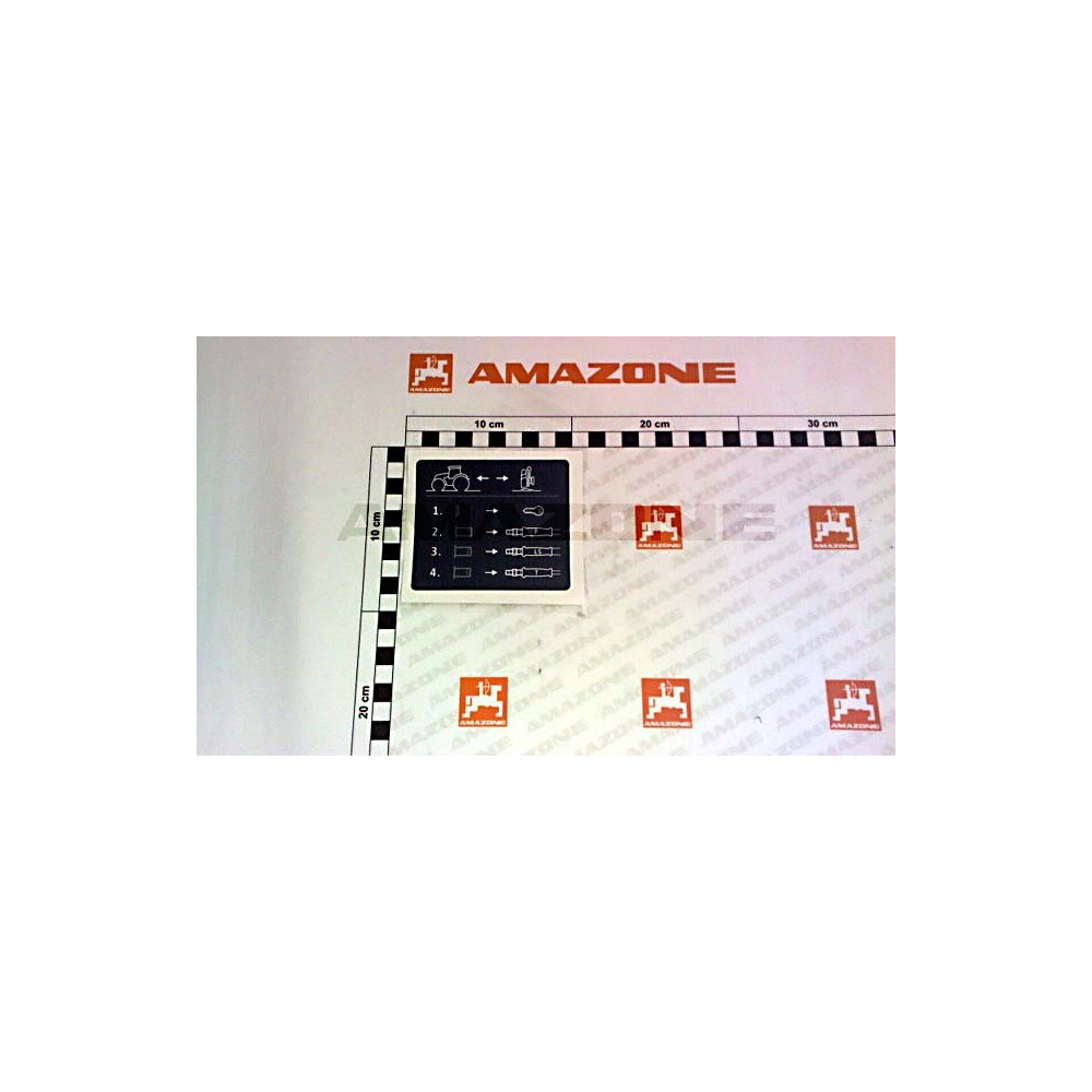 Autocollant d'information UF02 ME1710 Amazone