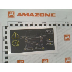 Autocollant lubrification rampe Réf. ME1742 - AMAZONE Autocollant lubrification rampe Réf. ME1742 - AMAZONE