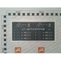 Autocollant d'informations Réf. ME1759 - AMAZONE Autocollant d'informations Réf. ME1759 - AMAZONE