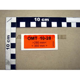 Autocollant OMT 10-28 280-360 ME504 Amazone