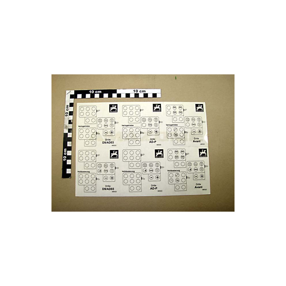 Autocollant D9/AD03 AD-P ME523 Amazone