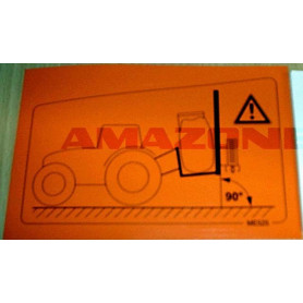 Autocollant UF ME525 Amazone
