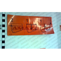 Autocollant BAC incorp. Réf. ME559 - AMAZONE Autocollant BAC incorp. Réf. ME559 - AMAZONE