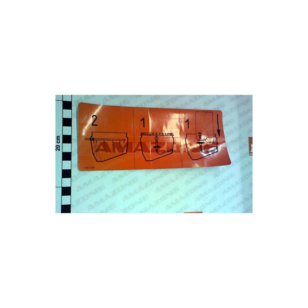 Autocollant BAC incorp. ME559 Amazone