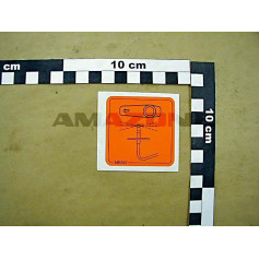 Autocollant "RINCAGE" Réf. ME557 - AMAZONE Autocollant "RINCAGE" Réf. ME557 - AMAZONE
