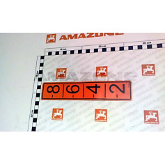 Autocollant graduation profon. Réf. ME563 - AMAZONE Autocollant graduation profon. Réf. ME563 - AMAZONE