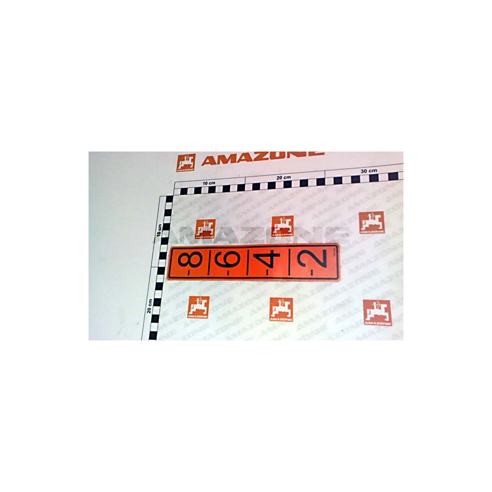 Autocollant graduation profon. ME563 Amazone