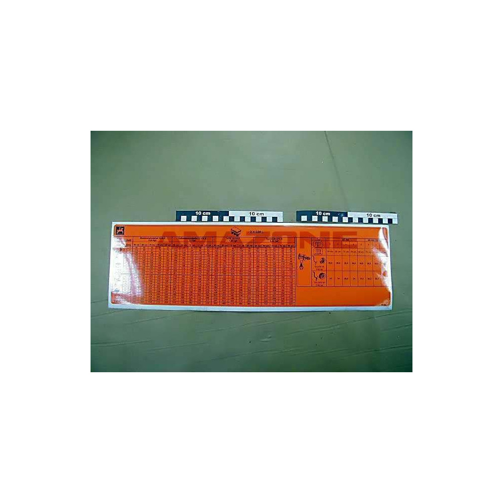 Autocollant ED 02 ME568 Amazone