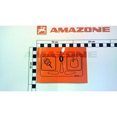 AUTOCOLLANT ASPIRER CUVE DE RINCAGE Réf. ME583 AMAZONE