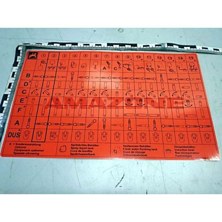 AUTOCOLLANT FONCTION UF 01 (ALL.!) Réf. ME580 AMAZONE