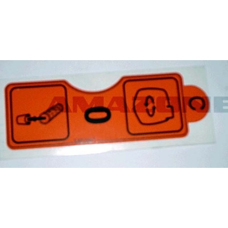 AUTOCOLLANT VIDANGE ROBI.DE REGLAGE Réf. ME587 AMAZONE AUTOCOLLANT VIDANGE ROBI.DE REGLAGE Réf. ME587 AMAZONE