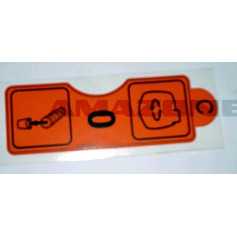 AUTOCOLLANT VIDANGE ROBI.DE REGLAGE Réf. ME587 AMAZONE AUTOCOLLANT VIDANGE ROBI.DE REGLAGE Réf. ME587 AMAZONE