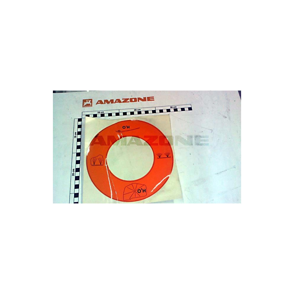Autocollant CDE vario cote pression ME605 Amazone