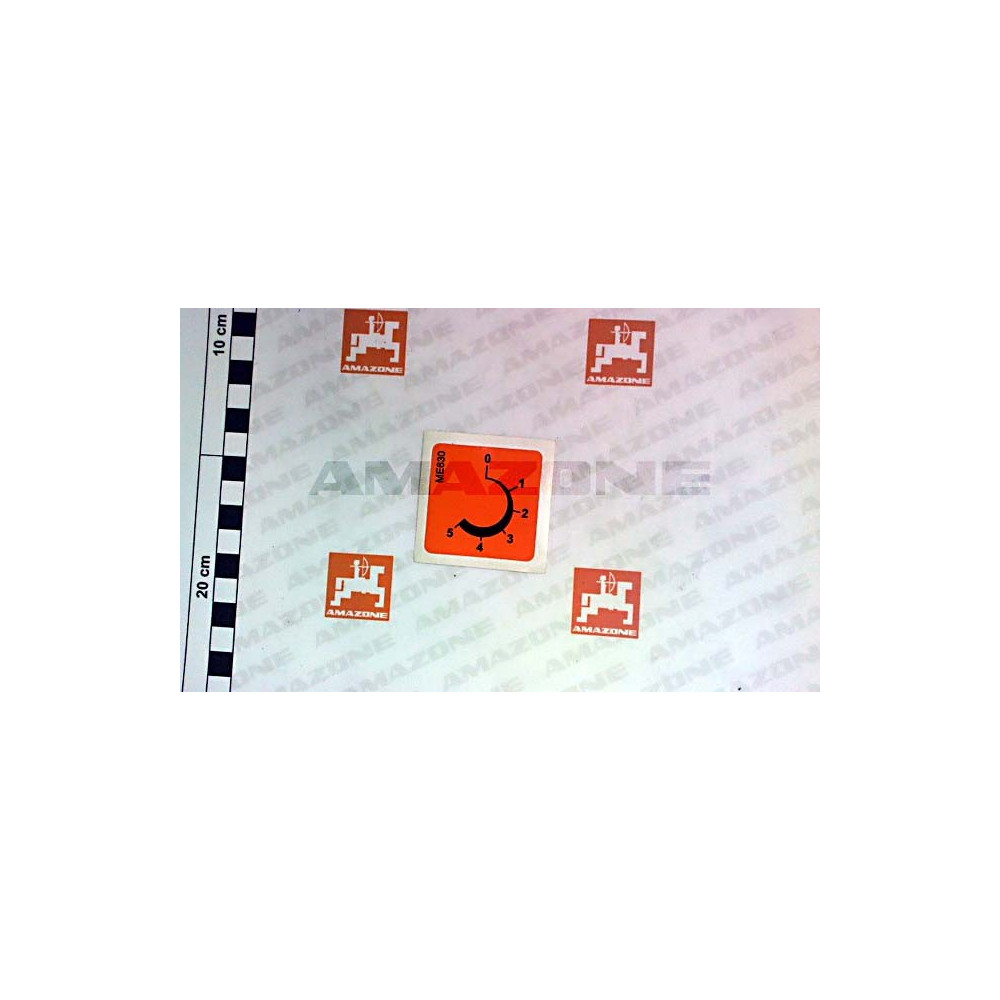 Autocollant niv.agita.au rob.etage ME630 Amazone