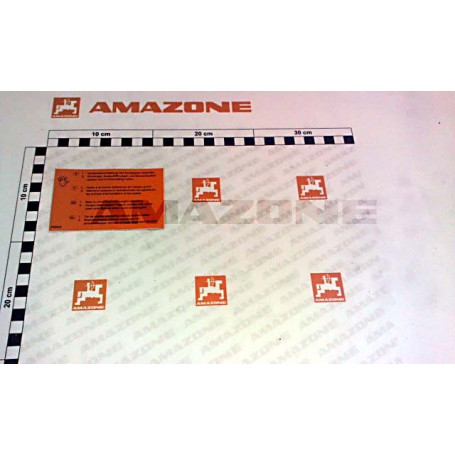 AUTOCOLLANT ALERTE D/F/GB/NL Réf. ME649 AMAZONE AUTOCOLLANT ALERTE D/F/GB/NL Réf. ME649 AMAZONE