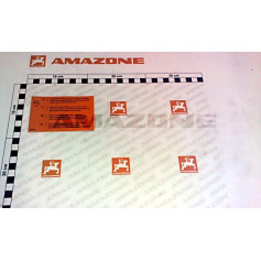 AUTOCOLLANT ALERTE D/F/GB/NL Réf. ME649 AMAZONE AUTOCOLLANT ALERTE D/F/GB/NL Réf. ME649 AMAZONE
