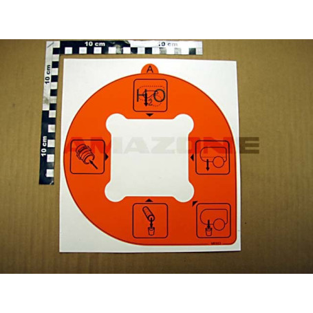 AUTOCOLLANT SELEC.VANNE VARIO ASPI Réf. ME653 AMAZONE