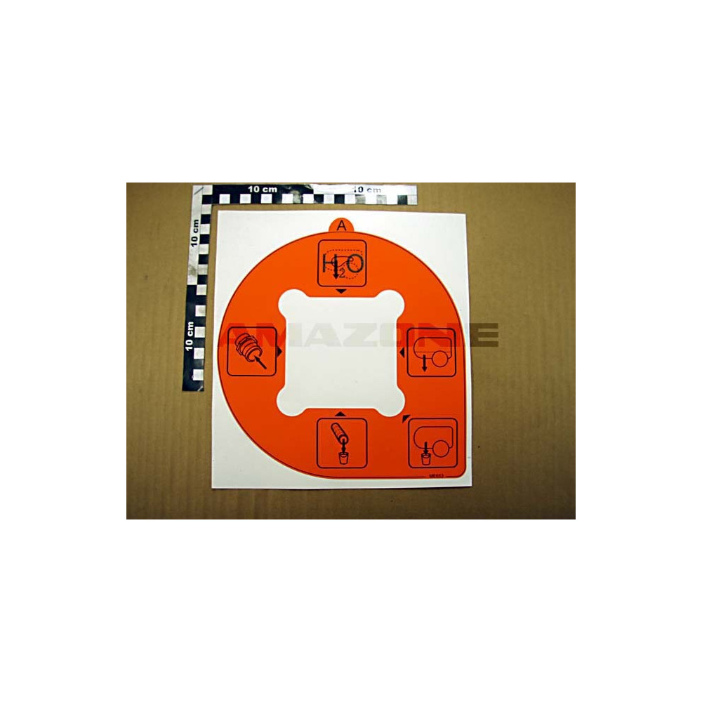 Autocollant selec.vanne vario aspi ME653 Amazone