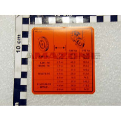 TABLEAU REGLAGE DEBIT D9 Réf. ME708 AMAZONE TABLEAU REGLAGE DEBIT D9 Réf. ME708 AMAZONE