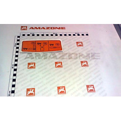 AUTOCOLLANT Réf. ME720 AMAZONE AUTOCOLLANT Réf. ME720 AMAZONE