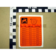 Autocollant cirrus 80X70 Réf. ME753 - AMAZONE Autocollant cirrus 80X70 Réf. ME753 - AMAZONE