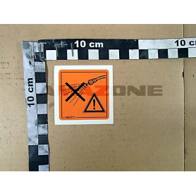 Autocollant avertissement ME811 Amazone