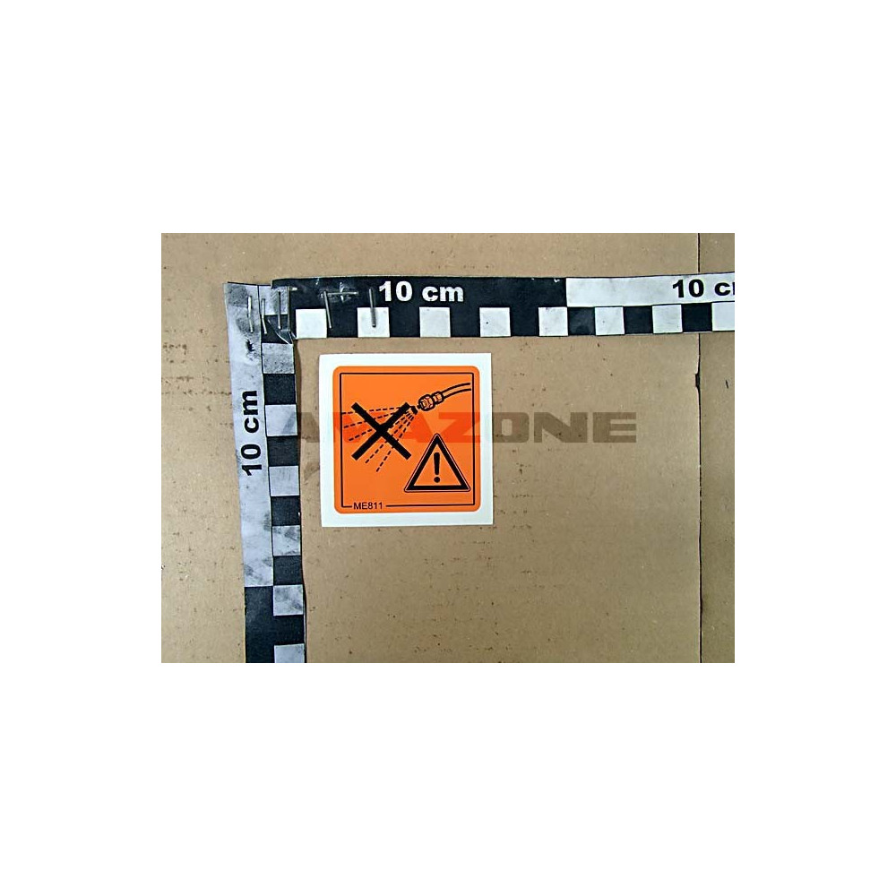 Autocollant avertissement ME811 Amazone
