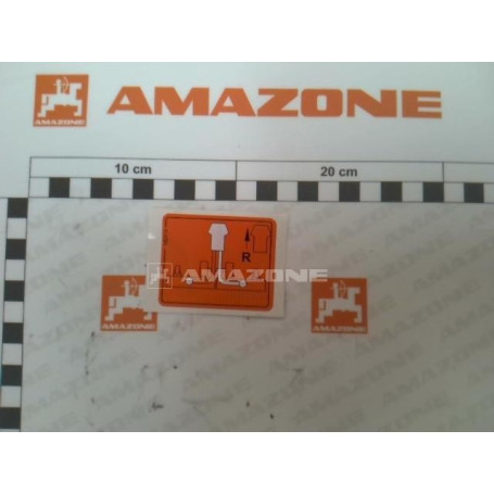 Autocollant decon cote droit Réf. ME814 - AMAZONE Autocollant decon cote droit Réf. ME814 - AMAZONE