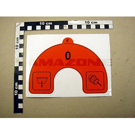 Autocollant aspi./refoule. UF01 ME826 Amazone